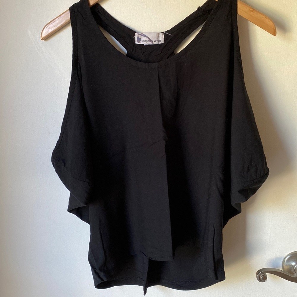 Black Sleeveless blouse